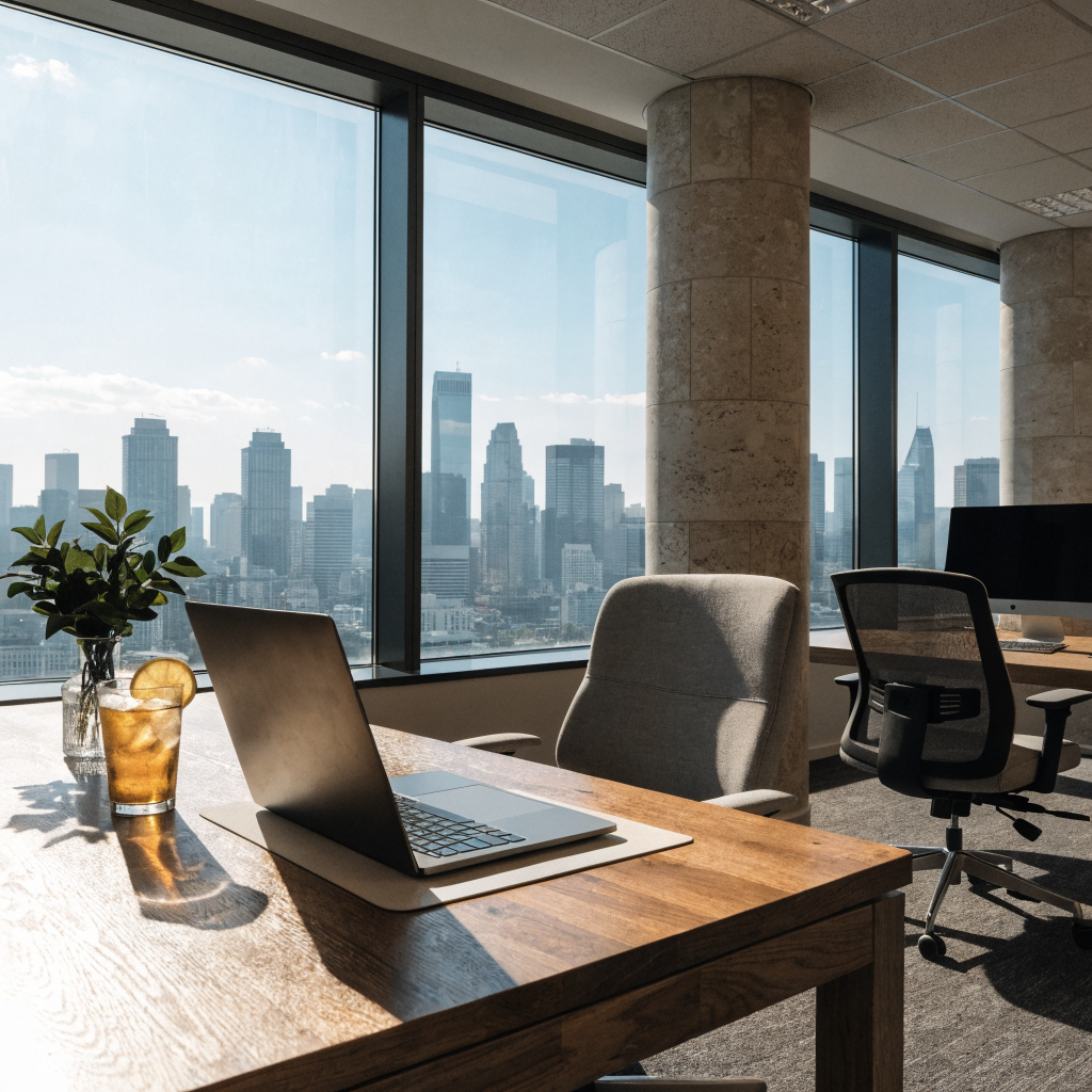 Our office workspace